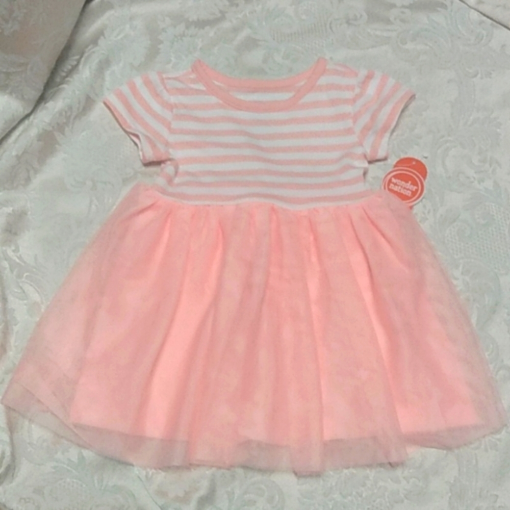 NWT Striped Tutu Dress - Wonder Nation - 12m
